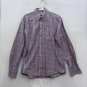 Barbour Shirt Mens L Multicolor Plaid Pocket Business Casual Button Down